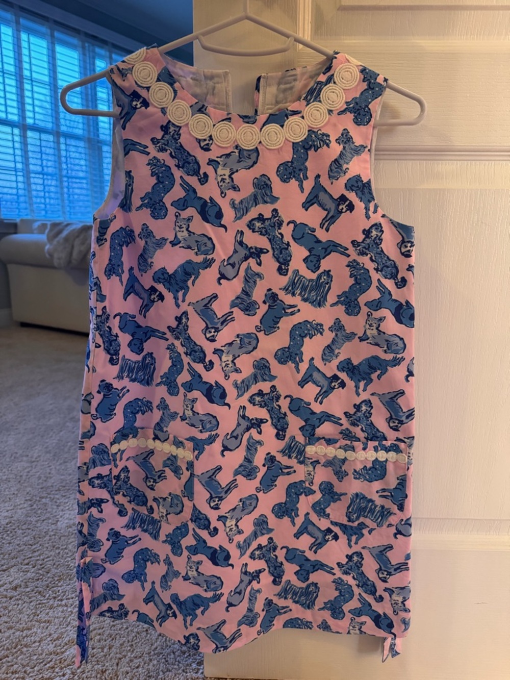 Lilly Pulitzer Pink Label Dress with Blue Print